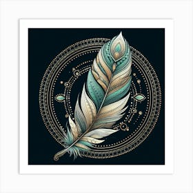 Feather Feather Feather Feather Feather Feather Feather Feather Feather Feather Art Print