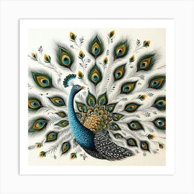 Peacock 5 Art Print