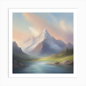 Mountain Landscape 1 Art Print