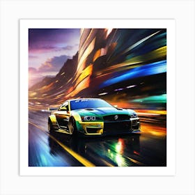 Need For Speed 40 Art Print