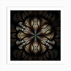 Fractal Flower Fantasy Floral 2 Art Print