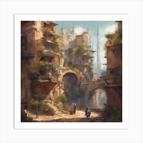 Cityscape 3 Art Print