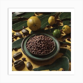 Roasted Coffee Beans 3 Art Print