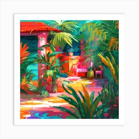 Tropical Garden Art Print