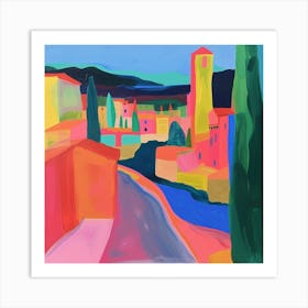 Abstract Travel Collection Florence Italy 3 Art Print