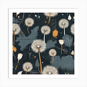 Scandinavian style, Dandelion 1 Art Print