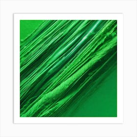 Green Paint Art Print