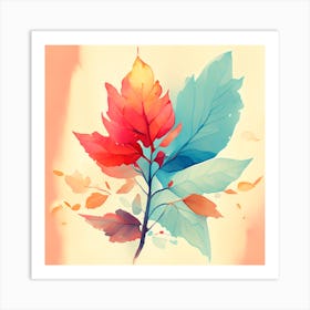 Autumn Leaves Art Print