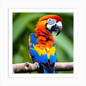 Colorful Parrot 6 Art Print