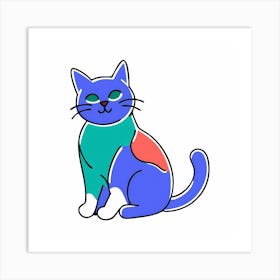 Cat Art Art Print