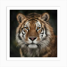 Tiger Portrait Art Print