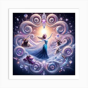 Frozen Princess Art Print