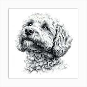 Goldendoodle 1 Art Print