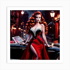 Sexy Lady Art Print