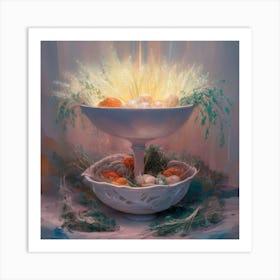 Easter Bowls 2 Art Print