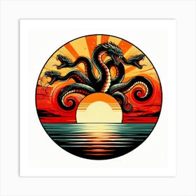 Sunset Saga 11 Art Print