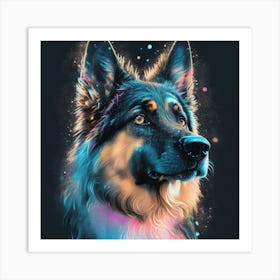 German Shepherd Art Print