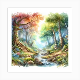 Fairytale Forest 6 Art Print