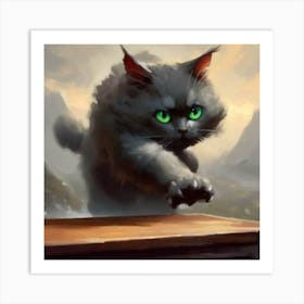 Wild Cat Art Print