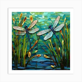 Dragonflies 36 Art Print