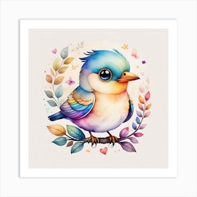 Feathery Whispers Art Print