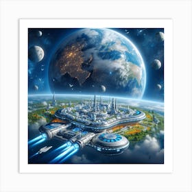 Space City 31 Art Print