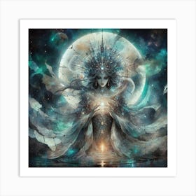 Ethereal Goddess Art Print