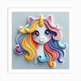 Unicorn 508 Art Print