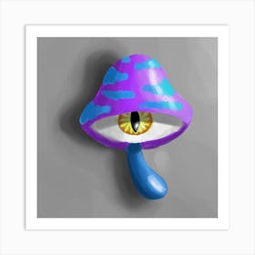 Mushroom Eye - halushky Art Print
