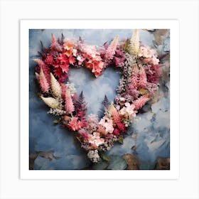 Heart Of Flowers 9 Art Print