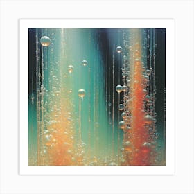 Translucent bubbles Art Print