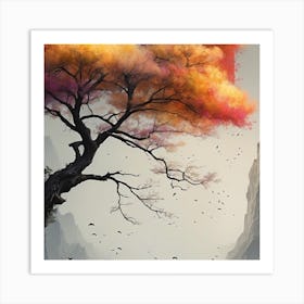 Chinese Tree Art Print