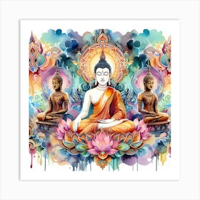 Buddha Painting 1 Art Print