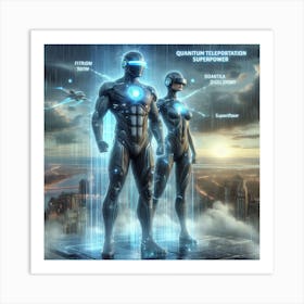 Quantum Illusion Superpower Art Print