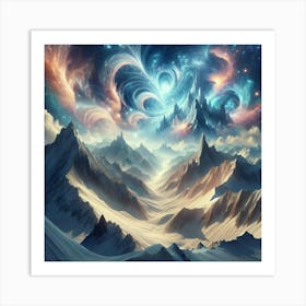 Galaxy In The Sky Art Print