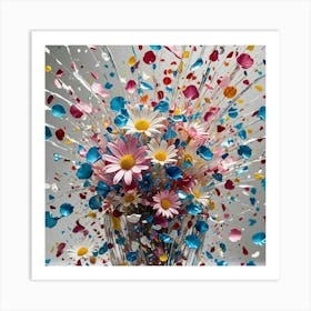 Flowers In A Vase 4 Art Print