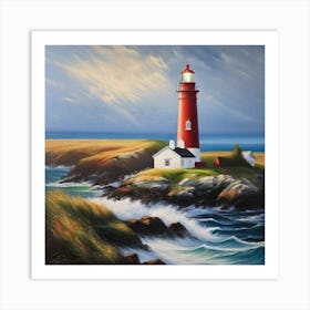 Lighthouse 9 Art Print