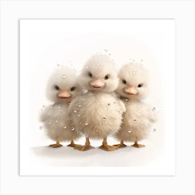 Little Ducks Art Print