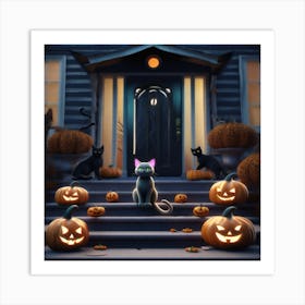 Halloween - Halloween Stock Videos & Royalty-Free Footage Art Print