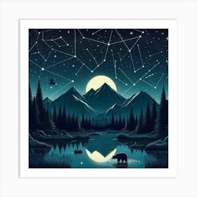 Starry Night Art Print