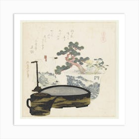 A Comparison Of Genroku Poems And Shells, Katsushika Hokusai 8 Art Print