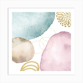 Watercolor Abstract Painting Art Print