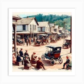 Early 20th Century Americana~Reimagined 10 Art Print