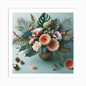 Jungle Bouquet 6 Art Print