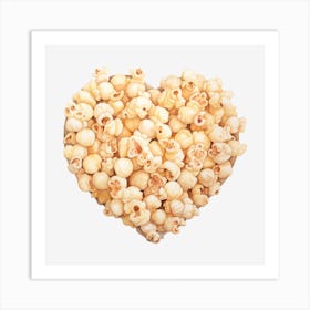 Heart Shaped Popcorn 1 Art Print
