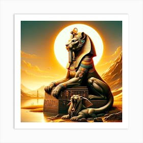 Egyptian Sphinx Art Print