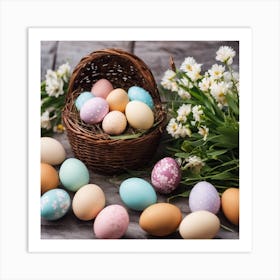 Easter Eggs 3 Art Print