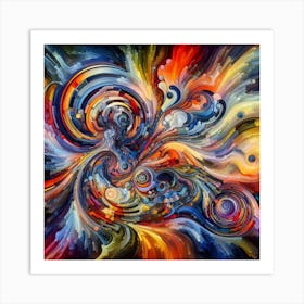 Abstract Painting 33 Art Print