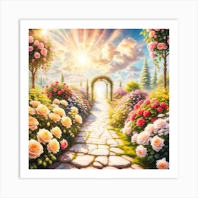 Rose Garden2 Art Print