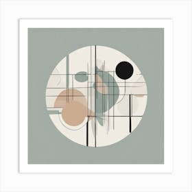 Abstract Circles 1 Art Print